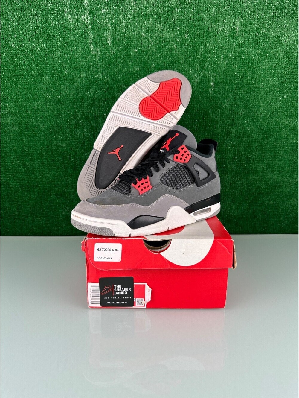 Size 8 - Jordan 4 Retro Mid Infrared